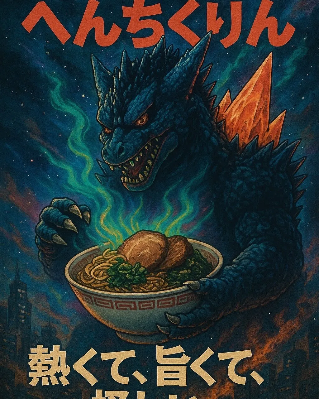 忙しかったのが止まったので…AI画伯のデストロイヤーを…